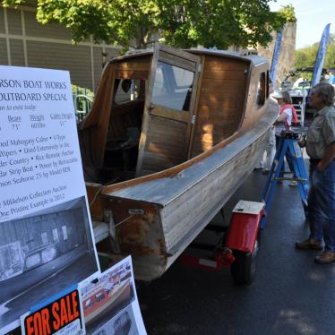 1950 Larson outboard camper special