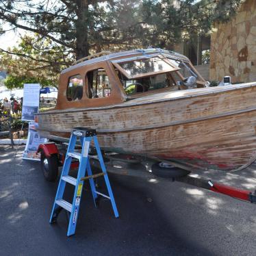 1950 Larson outboard camper special