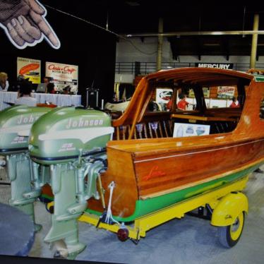 1950 Larson outboard camper special