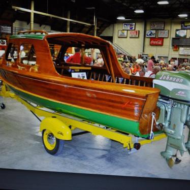 1950 Larson outboard camper special