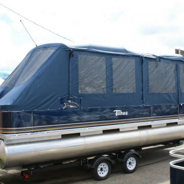 New 24 Ft High End Pontoon Boat With Camper Enclosure 2013 