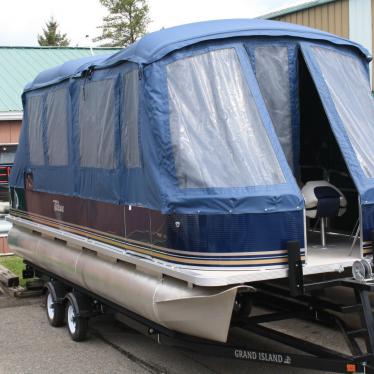 New 24 Ft High End Pontoon Boat With Camper Enclosure 2013 for sale for ...