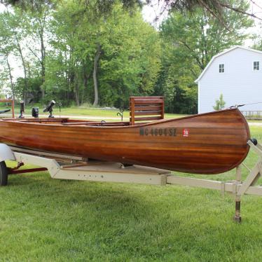 All Solid Hand Crafted Wood Canoe / Motor Boat 2012 for sale for $6,700 ...