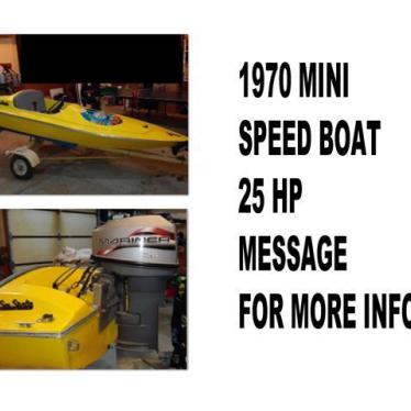 Vintage Mini Speedboat 1970
