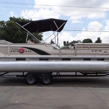 2002 Sun Tracker party barge 25