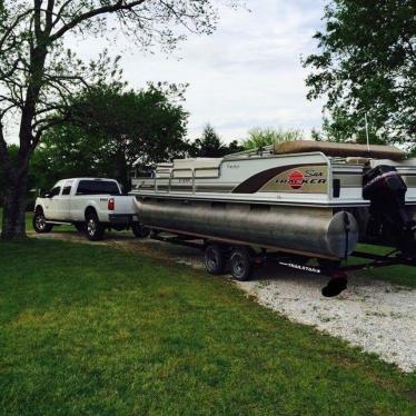 2002 Tracker sun tracker fishing barge 25 signature