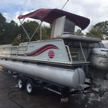 1997 Tracker party barge