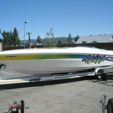 1992 Wellcraft 38 scarab thunder series