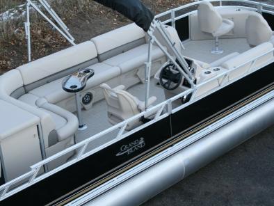 New 24  Two Tube Pontoon Boat With 115 Hp And Trailer 2021