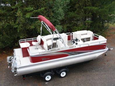New Two Tube 20 Rear Fish  Pontoon Boat-factory Second 60 Four Stroke  Trailer 2022