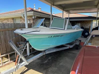 Lamar 17' Boat Located In Chalmette, LA - Has Trailer 1978